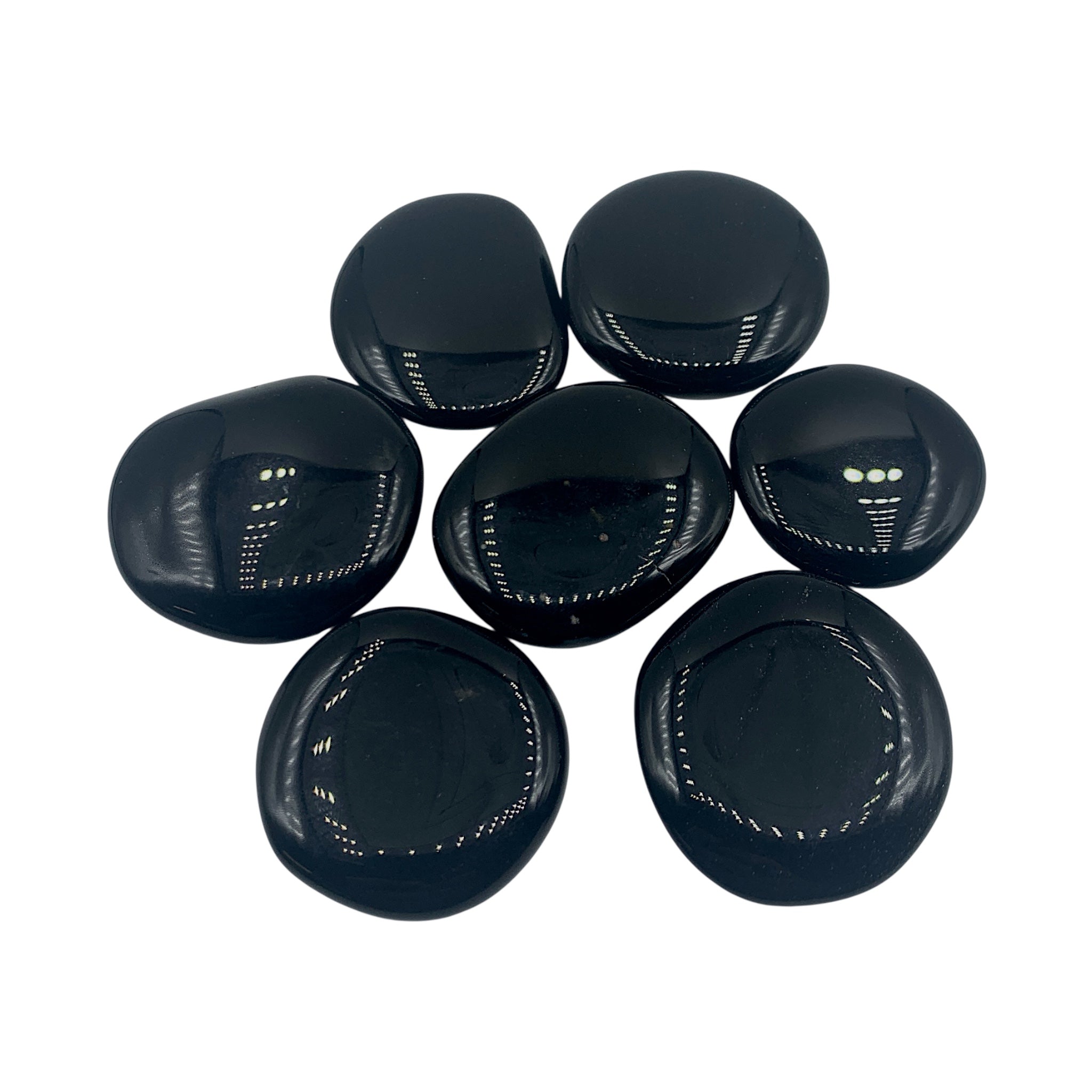 Obsidian - Silver Palmstone $15